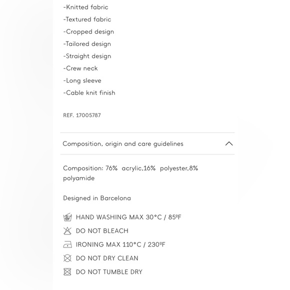 Crop Sweater-Mango - Picture 6 of 7